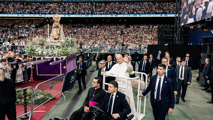  Discurso del Papa León XIV en su encuentro con la comunidad diocesana de Madrid en el Santiago Bernabéu