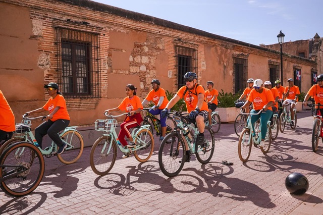  La bicicletada naranja regresa para su cuarta edición promoviendo la movilidad sostenible en Santo Domingo Este