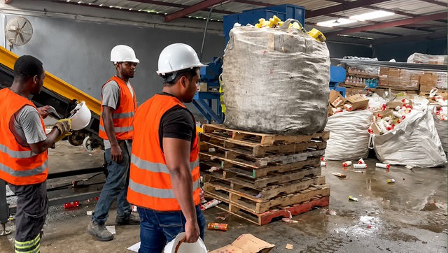  Pro Consumidor destruye cerca de 20 toneladas de productos no aptos para el consumo que fueron incautados junto a MP y CECCOM