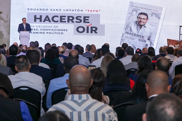  Yayo Sanz Lovatón presenta el libro Hacerse Oír: Dos décadas de ideas, convicciones y camino político