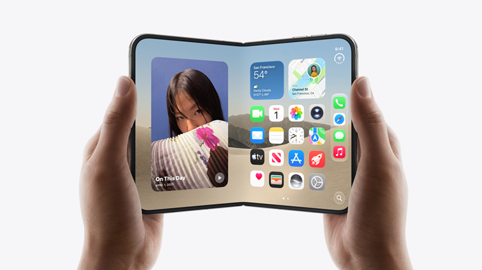 Apple presenta el Iphone Duo, su primer celular plegable