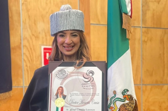  Gisel Castillo recibe doctor honoris causa en México en reconocimiento a su trayectoria e impacto profesional