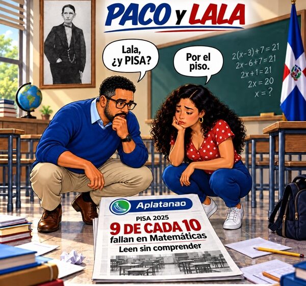  Paco y Lala alarmados con resultado de Pisa