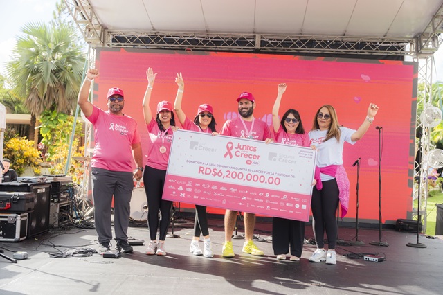  AFP Crecer y Seguros Crecer recaudan RD$6.2 millones para la Liga Dominicana Contra el Cáncer en “Juntos para Crecer 5K”