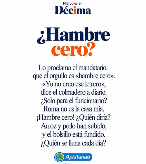  La décima: Cero Hambre? 